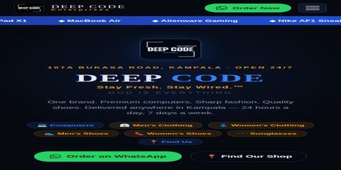 Deep Code Enterprises website