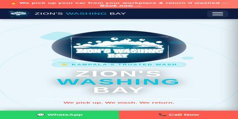 Zion's Washing Bay website