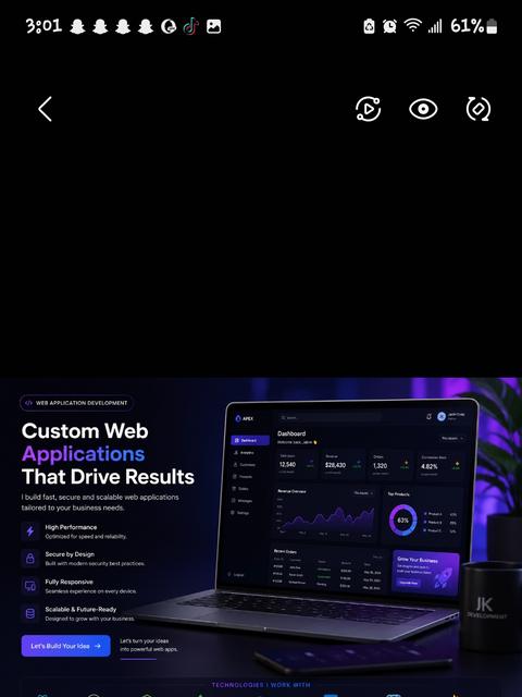 Analytics dashboard design